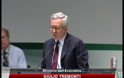 Crisi, Tremonti: "A ottobre sfiorata la catastrofe"