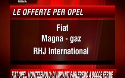 Fiat-Opel, Montezemolo: "Tempi non saranno lunghi"