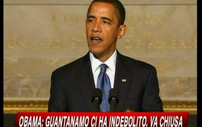 Obama: "Guantanamo ci ha indebolito, va chiusa"