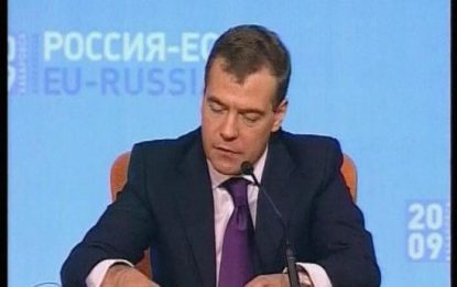 Russia-Ue, Medvedev: nessuna garanzia su forniture gas