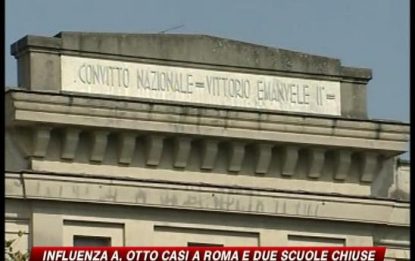 Influenza A, chiuse 2 scuole a Roma. 8 i contagiati