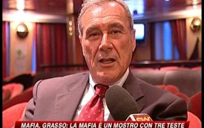 Mafia, Grasso: "E' un mostro con tre teste"