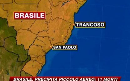 Precipita aereo privato in Brasile: 11 morti