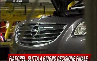 Fiat-Opel slitta a giugno. Marchionne dalla Merkel