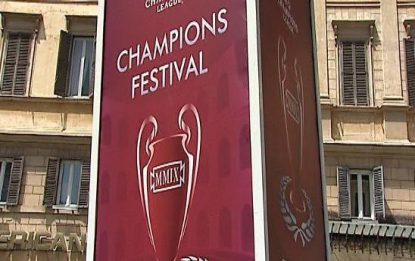 Roma blindata per la Champions: accoltellati e arresti