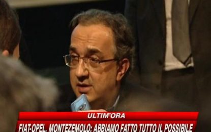 Fiat-Opel, Montezemolo: "Abbiamo fatto il possibile"