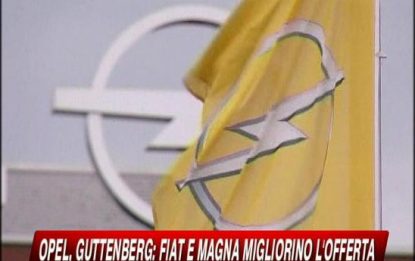 Opel, Guttenberg: "Fiat e Magna migliorino l'offerta"