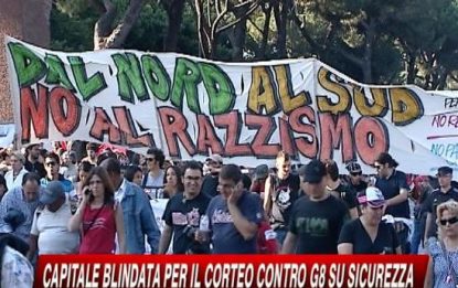 Roma, in migliaia al corteo anti G8