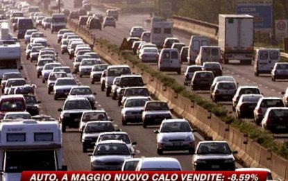 Auto, ancora giù le vendite in Italia: -8,59% a maggio