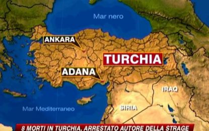 Otto morti in Turchia, arrestato l'autore della strage