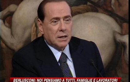 Crisi, Berlusconi: lo Stato è stato vicino ai cittadini
