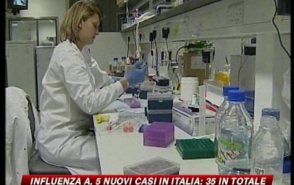 Influenza A, cinque nuovi casi in Italia: 35 in totale
