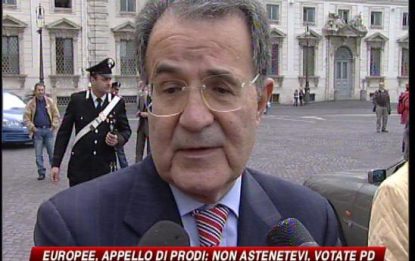 Europee, appello di Prodi: "Non astenetevi. Votate Pd"
