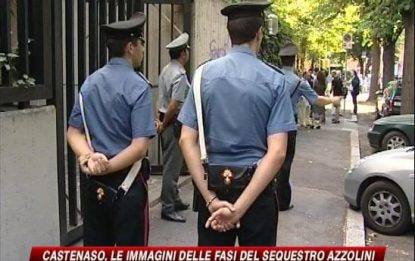 Bologna, le immagini delle fasi del sequestro Azzolini