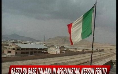 Afghanistan, sparato un razzo contro la base italiana