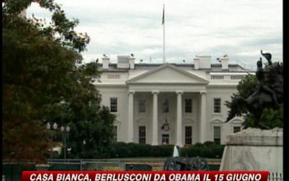 Casa Bianca, Berlusconi da Obama il 15 giugno
