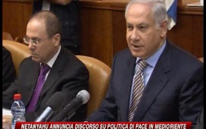 MO, Netanyahu annuncia discorso sul processo di pace
