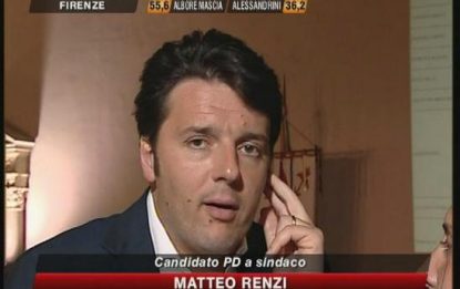 Firenze, Renzi: sarà ballottaggio, ma non farò alleanze