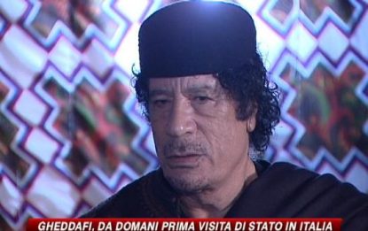Gheddafi in Italia