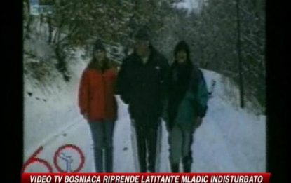 Riecco Mladic, ripreso dalla tv bosniaca a Belgrado