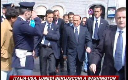 Vertice Italia-Usa, Berlusconi lunedì a Washington