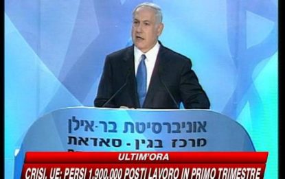 L'apertura di Netanyahu non piace a Lega Araba e palestinesi