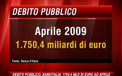 Italia, debito pubblico record e salari fermi