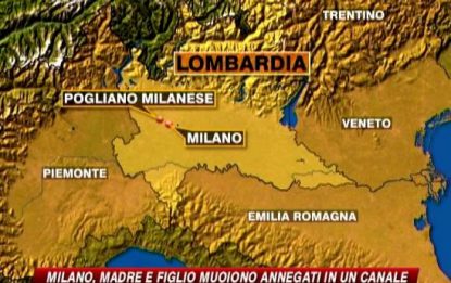 Milano, madre e figlio muoiono annegati in un canale