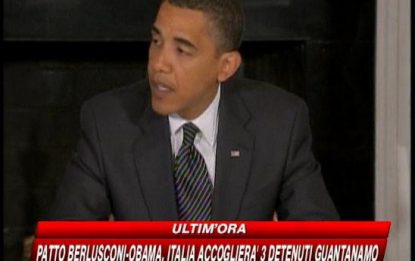 Patto Obama-Berlusconi: in Italia 3 detenuti Guantanamo