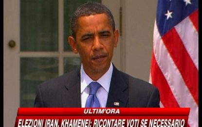 Iran, Obama: "Si ascolti la voce del popolo"