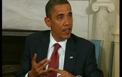 Medio Oriente, Obama: possibile far ripartire negoziati