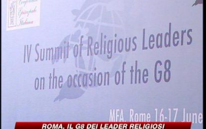 Roma, il G8 dei leader religiosi