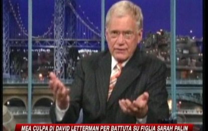 Il mea culpa di David Letterman