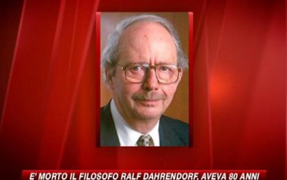 Addio al filosofo Ralf Dahrendorf