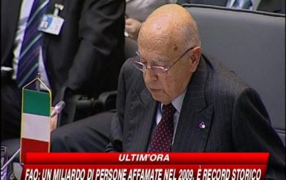 Napolitano: "Sulla crisi da Ue risposte parziali"