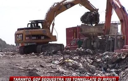 Taranto, sequestrate 155 tonnellate di rifiuti speciali
