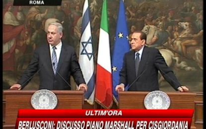 Berlusconi e Netanyahu, monito all'Iran
