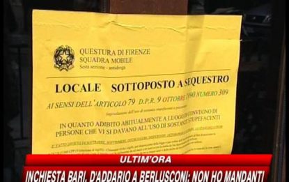 Fiumi di droga nella Firenze bene, arrestate 39 persone