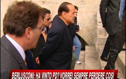 Ballottaggi, Berlusconi: "Vorrei sempre perdere così"