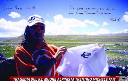 Tenta discesa con sci dal K2, morto l'alpinista Fait