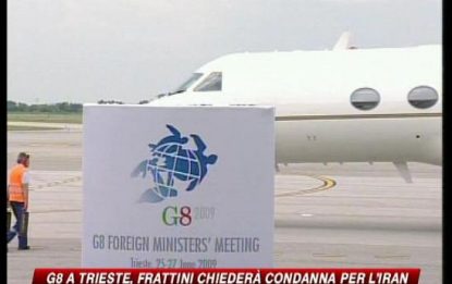 G8 Trieste, Iran assente. Duro affondo di Frattini