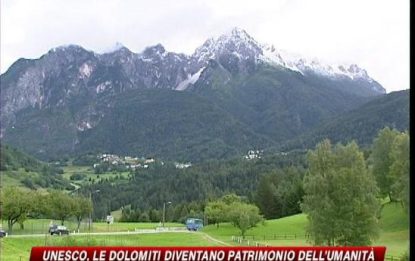 Le Dolomiti sono patrimonio dell'umanità