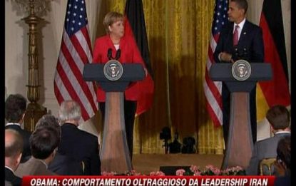 Obama e Merkel uniti contro l'Iran