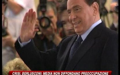 Berlusconi dice no a una manovra correttiva.