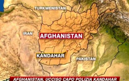 Afghanistan, ucciso il capo della polizia di Kandahar