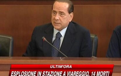 Viareggio, Berlusconi: sarà evacuata la zona dell'esplo