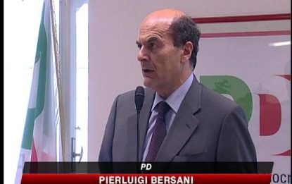 Pd, Bersani svela la squadra: con lui Letta e Bindi