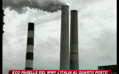 Eco pagelle del Wwf, l'Italia al quarto posto