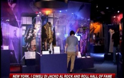 I cimeli di Jacko al Rock and Roll Hall of Fame