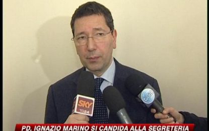 Pd, Marino sfida Bersani e Franceschini